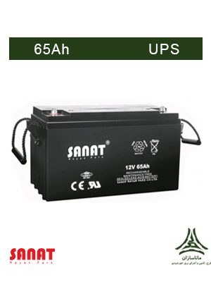 باتری 65 آمپر ساعت، 12 ولت صنعت رایان نوع UPS