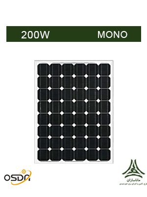 پنل خورشیدی مونو کریستال 200 وات OSDA مدل ODA200-24-M