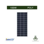 پنل خورشیدی 100 وات پلی کریستال برند Restar