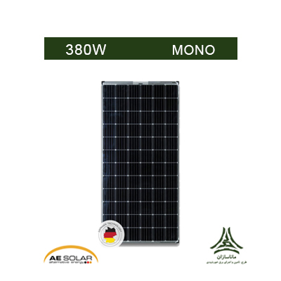 پنل خورشیدی مونوکریستال 380 وات AE SOLAR مدل AE380M6-72