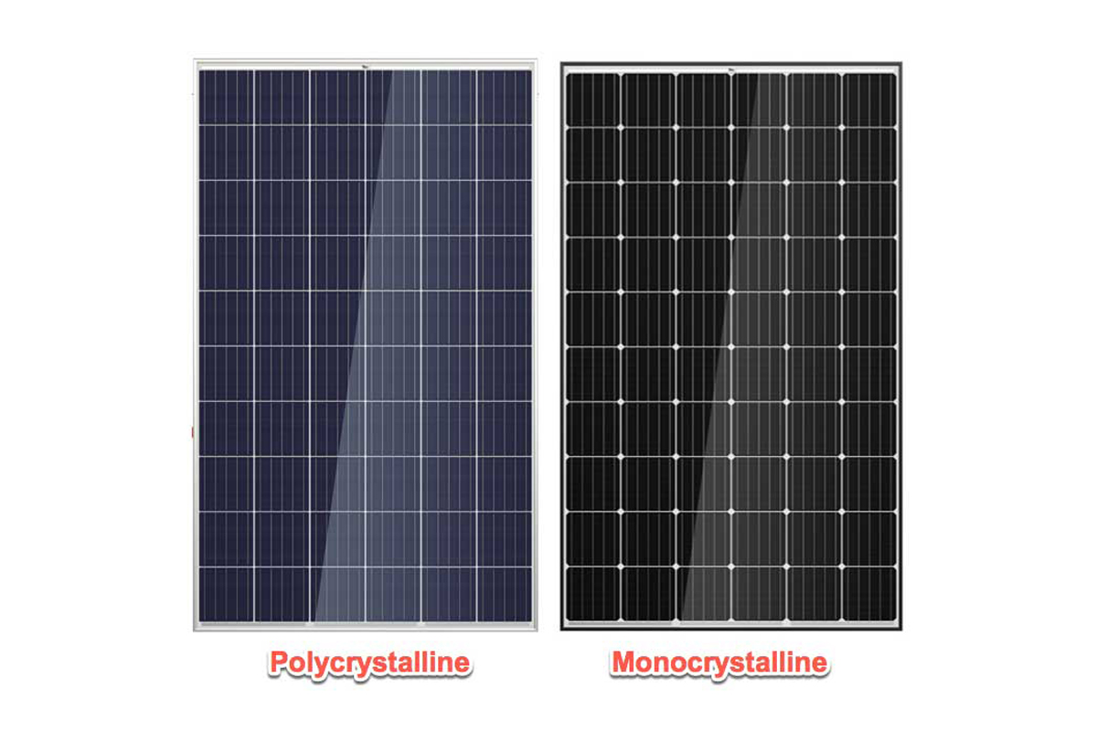 پنل خورشیدی پلی کریستال یا مونوکریستال