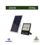 پروژکتور خورشیدی 200 وات برند EURONET مدل ED-200W دو رنگ