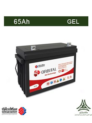 باتری 65 آمپر ساعت، 12 ولت سپاهان باتری نوع UPS مدل UFGMI65-12