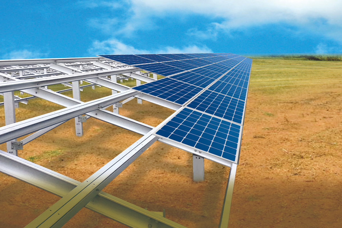 سازه نگهدارنده پنل خورشیدی