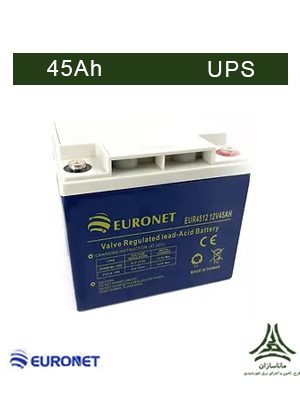 باتری 45 آمپرساعت، 12 ولت Euronet نوع UPS