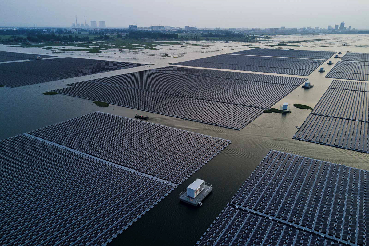 فعالیت بزرگترین نیروگاه خورشیدی آبی شناور جهان آغاز گردید