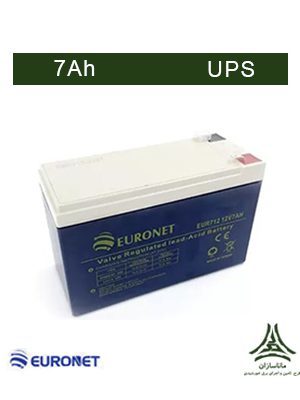 باتری 7 آمپرساعت، 12 ولت Euronet نوع UPS