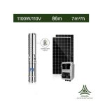 پمپ خورشیدی 2 اینچ، 1100 وات، 110 ولت DC برند Sunpower